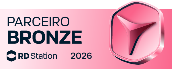 Selo de parceiro bronze do RD Station em 2026